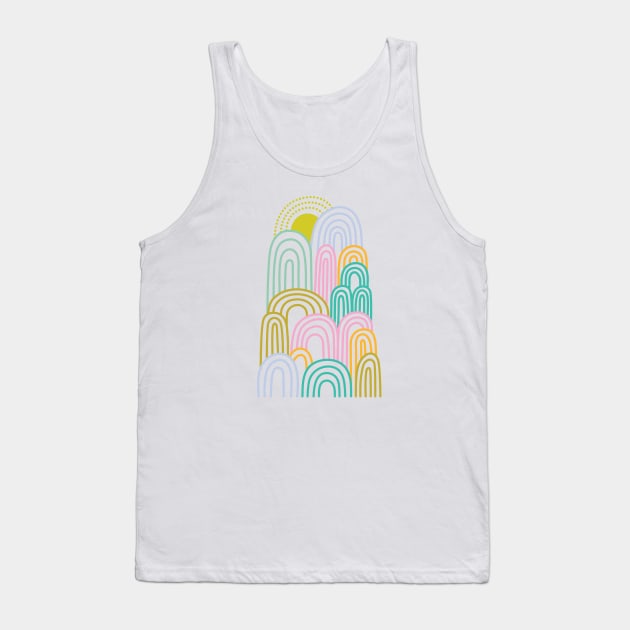 Rainbow empire Tank Top by Elizabeth Olwen